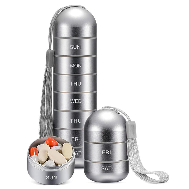 Kalsten | 7-Day Portable Pill Organizer for Travel