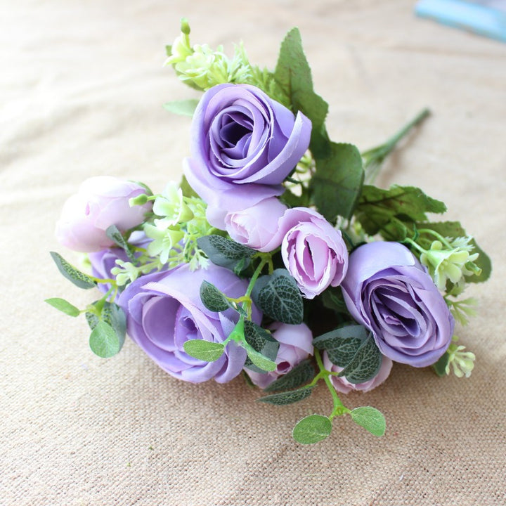 Realistic Silk Flower Bouquet