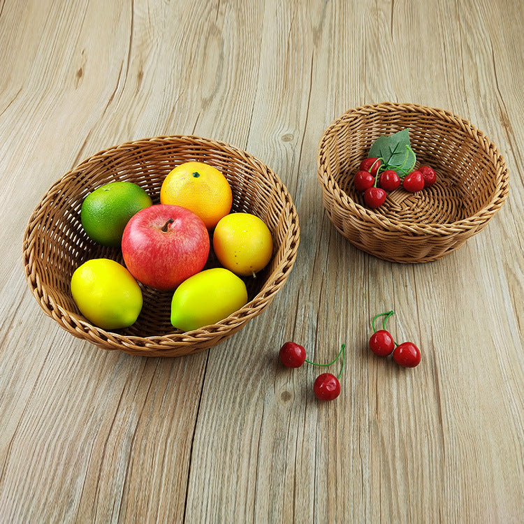 Natural Woven Serving Bowl Set Kalsten