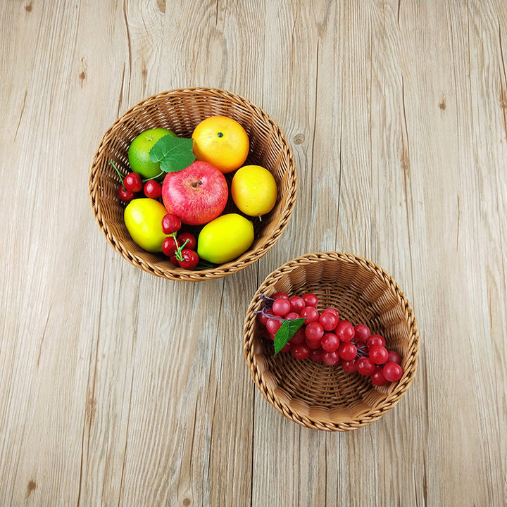 Natural Woven Serving Bowl Set Kalsten