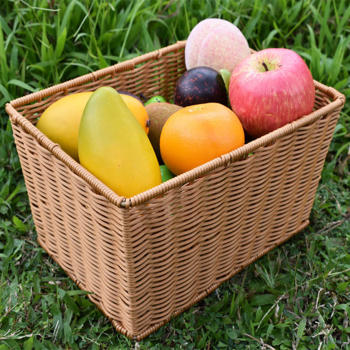 Woven Storage Basket with Natural Fiber Kalsten
