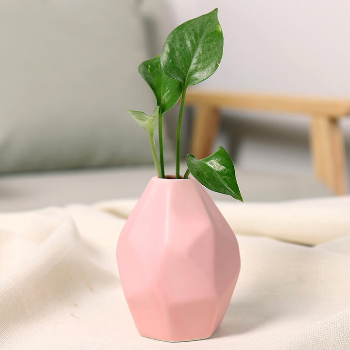 Geometric Ceramic Decorative Vase Kalsten