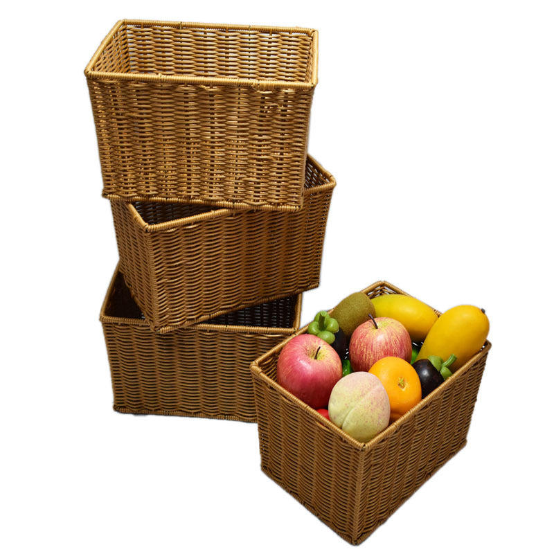 Woven Storage Basket with Natural Fiber Kalsten
