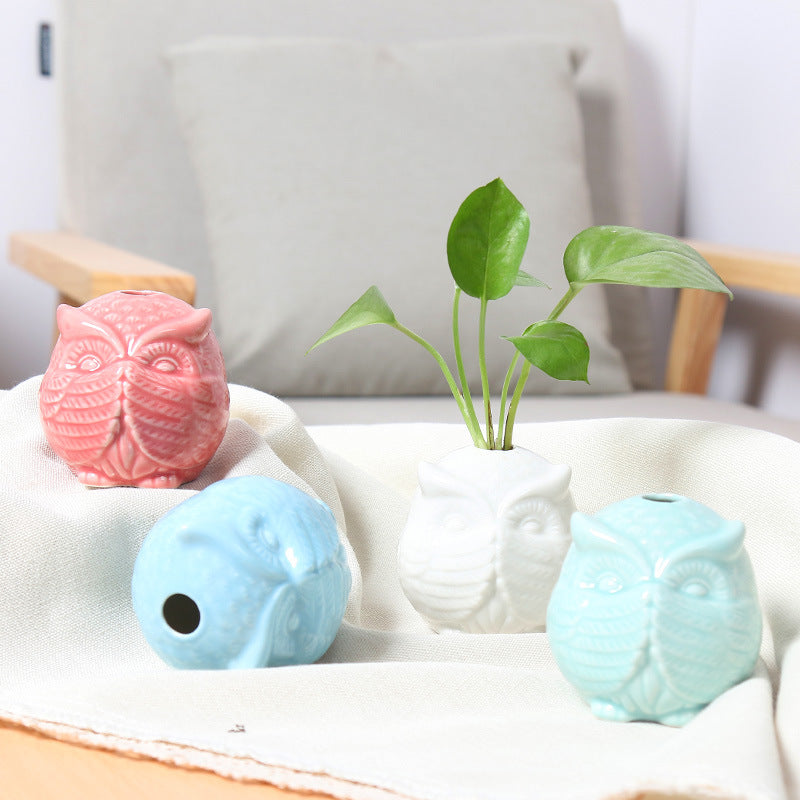 Owl-Shaped Succulent Planter Kalsten