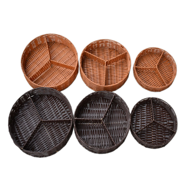 Circular Woven Storage Tray Kalsten