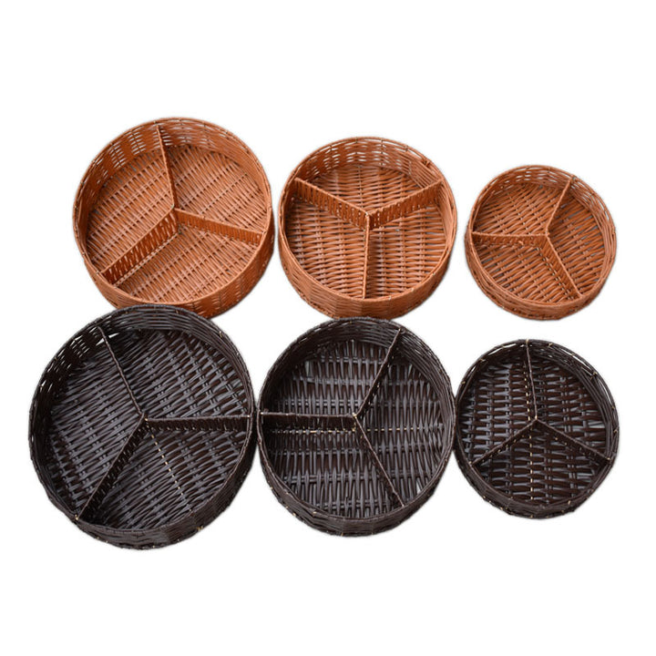 Circular Woven Storage Tray Kalsten