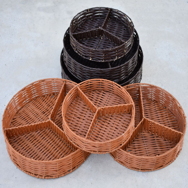 Circular Woven Storage Tray Kalsten