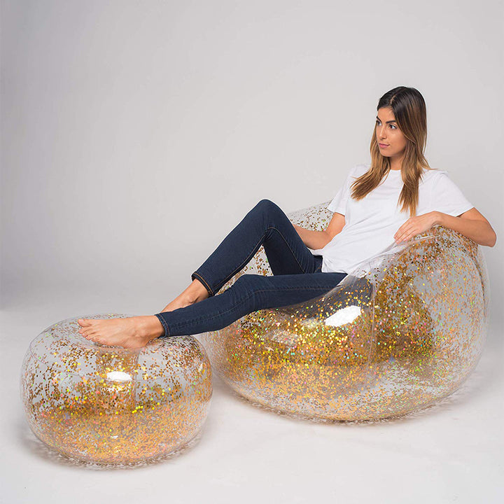 Unisex Inflatable Lounge Area with Glitter Kalsten