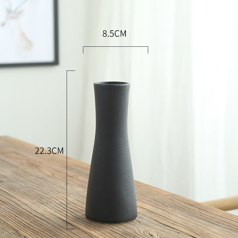 Contemporary Slim Ceramic Flower Vase