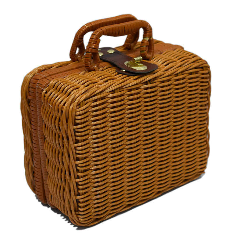 Handcrafted Wicker Storage Case Kalsten