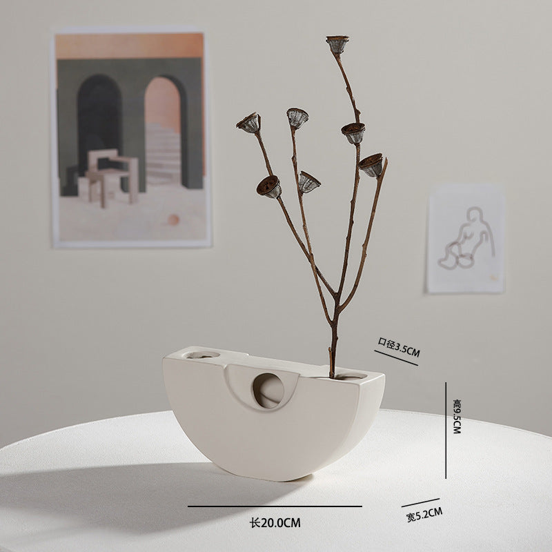 Artistic Loop-Shaped Vase