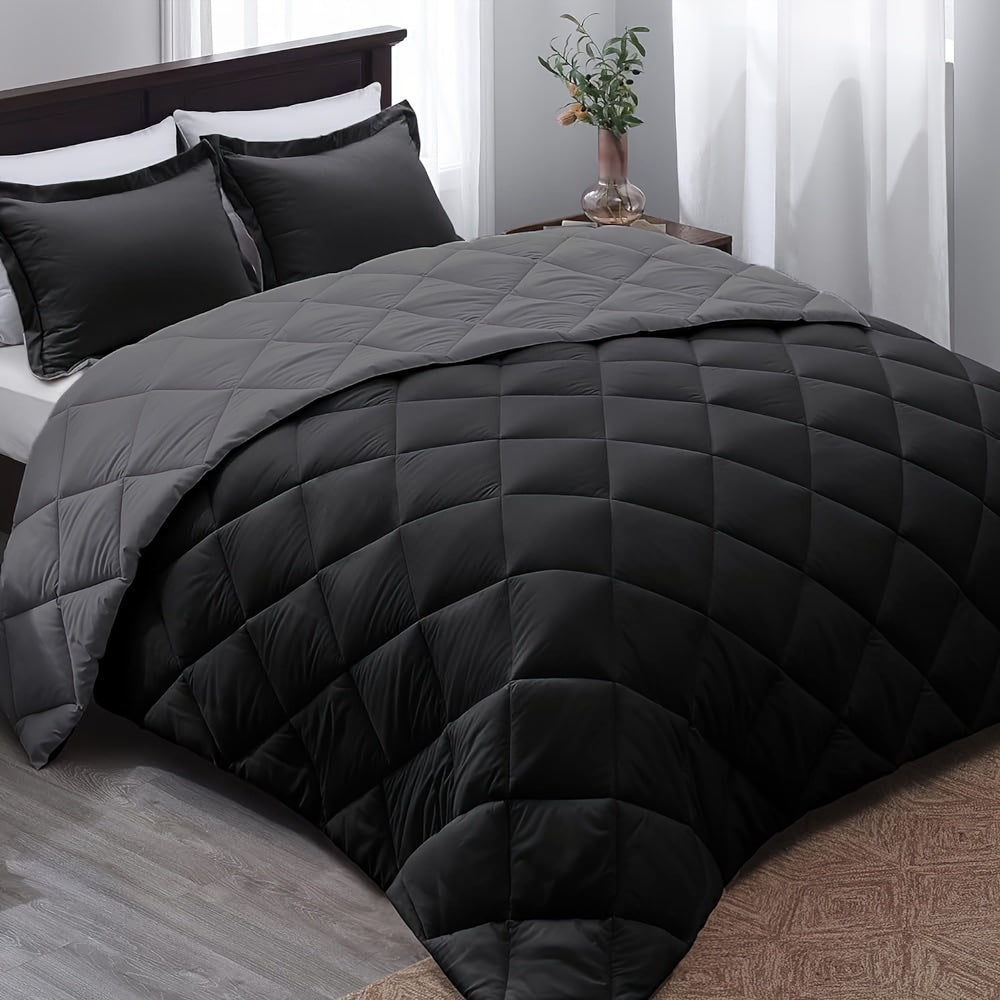 Luxury Seasonal Duvet with Reversible Design and Microfiber Filling Noxord