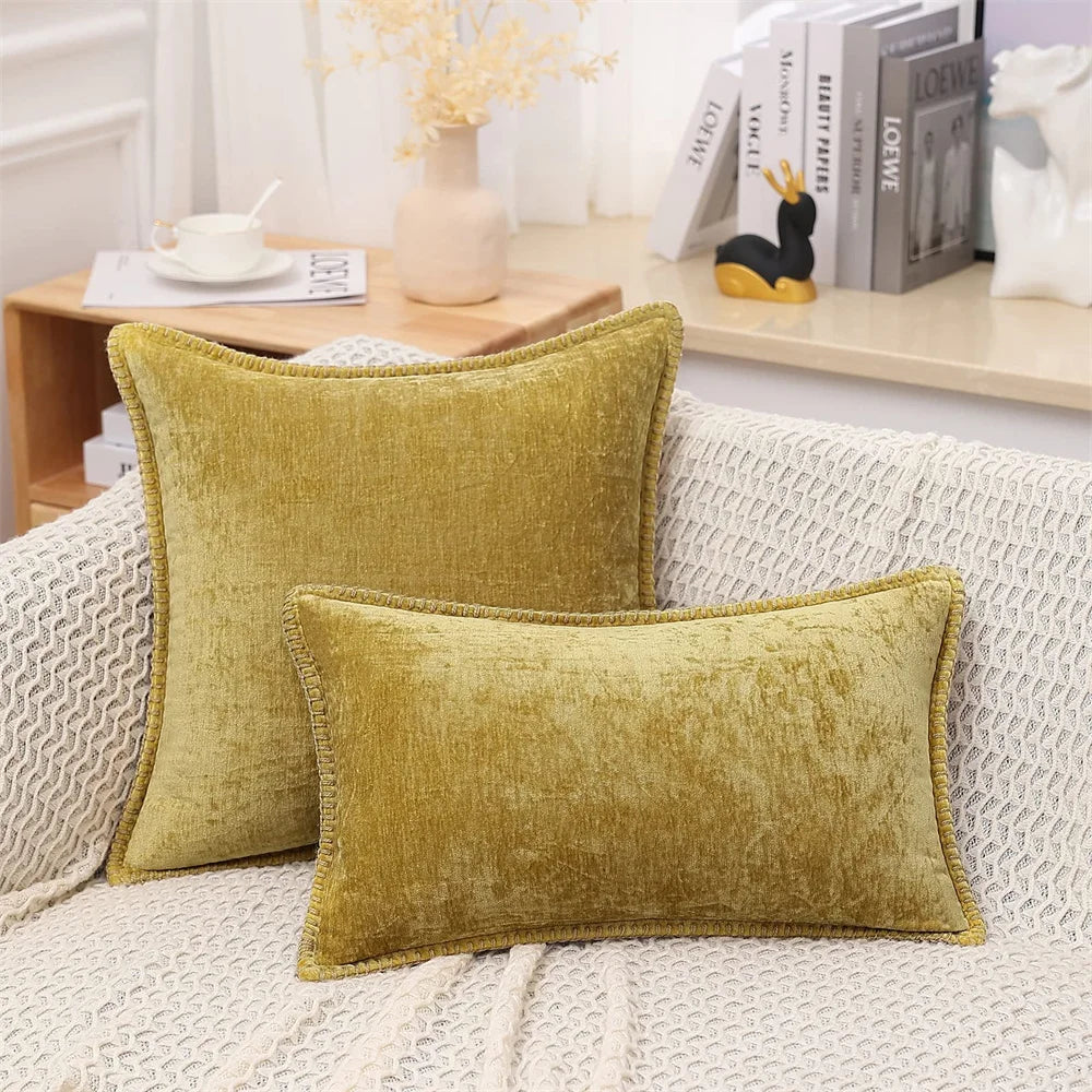 Kalsten | Soft Chenille Velvet Throw Pillow Cover