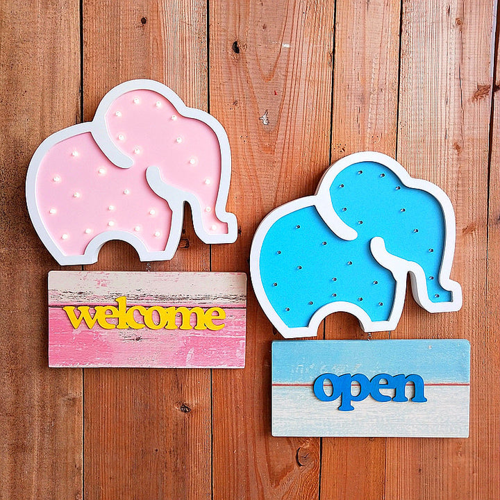 Decorative LED Elephant Wall Lamp