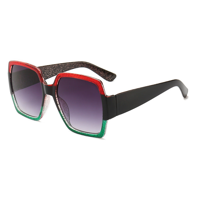 Sparkling Geometric Frame Sunglasses Kalsten