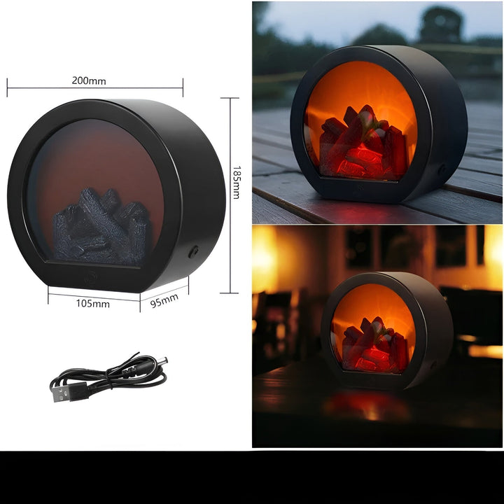 RadiantGlow Flame Lamp - Bring Warmth and Atmosphere to your Home | Kalsten