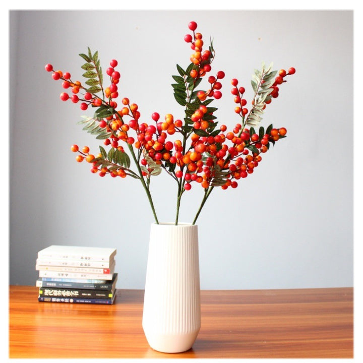 Decorative Green Berry Stem