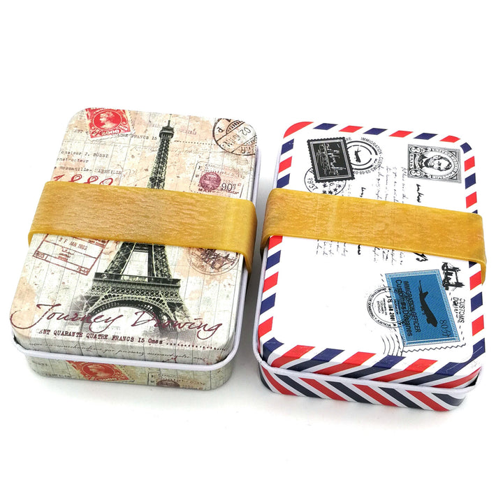 portable travel palo santo ritual kit with metal airmail tin and fire starter Kalsten