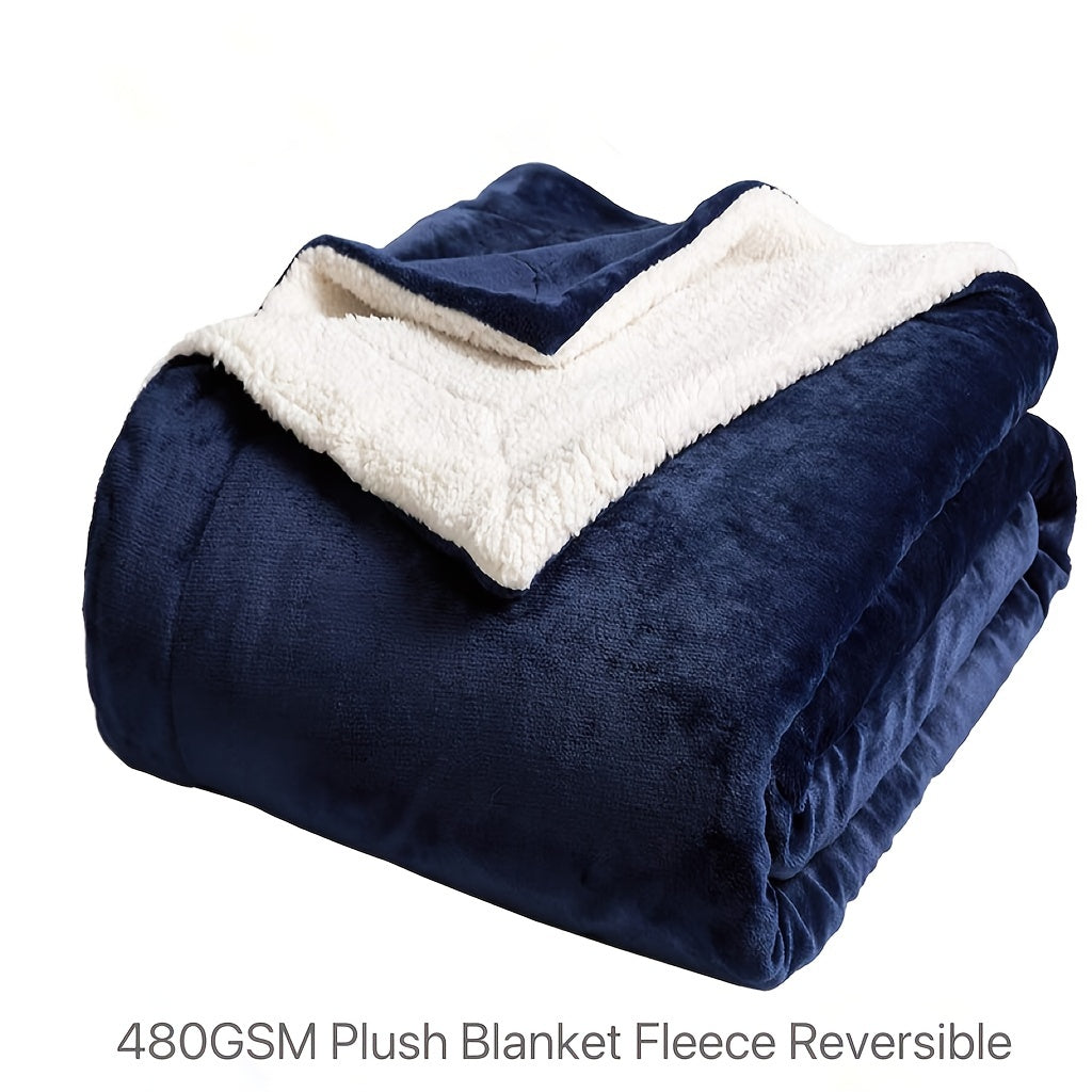 Chic Sherpa Fleece Blanket for Optimal Comfort Noxord