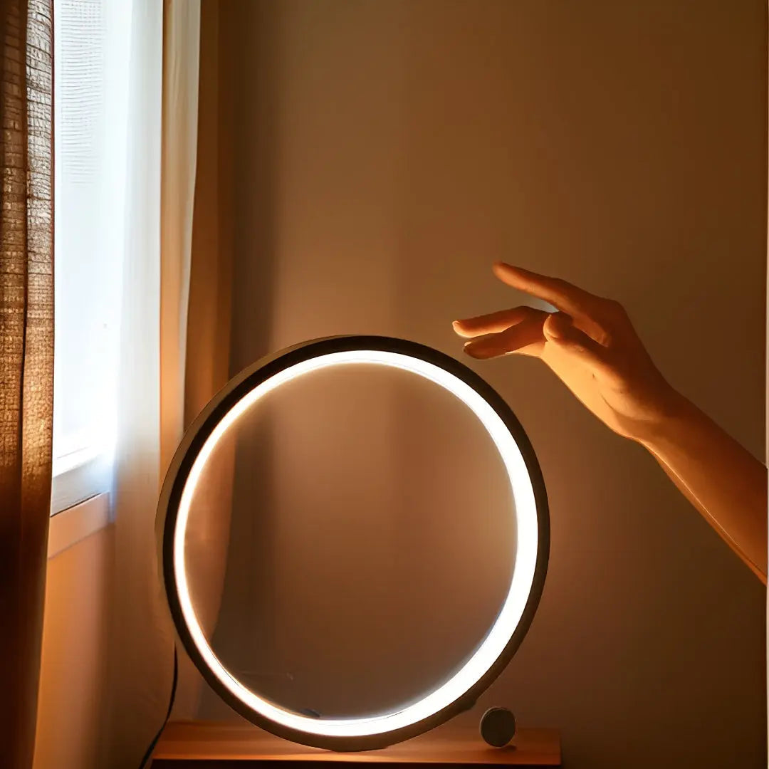 Kalsten | Halo Glo Table Lamp: Elegant LED Lighting With Touch Control