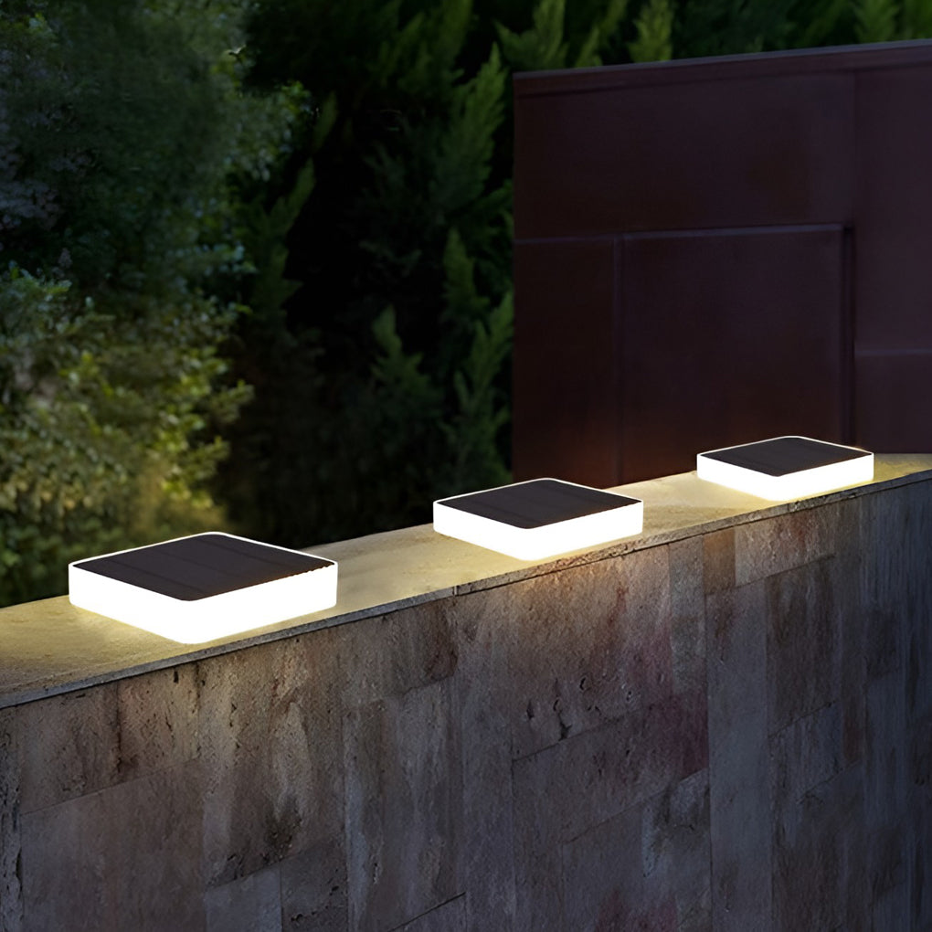 Waterproof LED Outdoor Ground Lawn Deck Recessed Solar Disk Lights Landscape Lighting | Kalsten