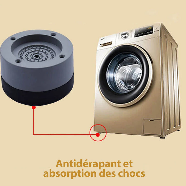 Anti-slip and noise-reducing washing machine feet | Kalsten