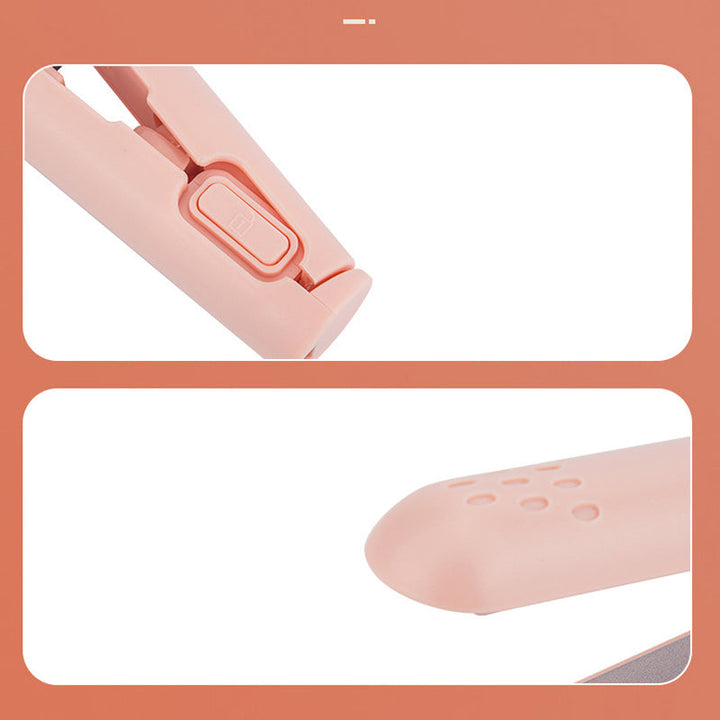 Noxord | HairFlex – Mini 2-in-1 curl and straightening iron with ceramic coating