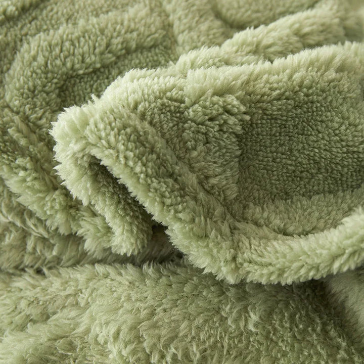Luxury Lambswool Blanket for Bedroom Kalsten