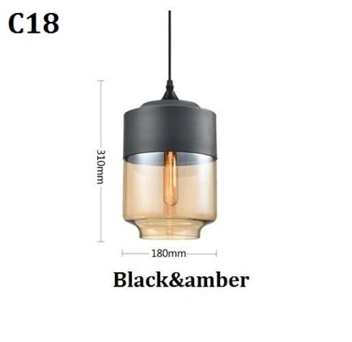 Kalsten | Hand-Blown Glass & Wood Pendant Light Adjustable