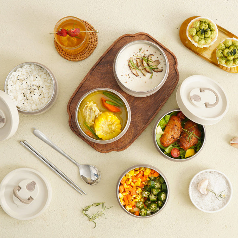 Leak-proof Lunch Box With Thermal Insulation In Stainless Steel | Kalsten