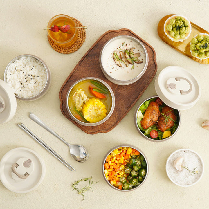 Leak-proof Lunch Box With Thermal Insulation In Stainless Steel | Kalsten