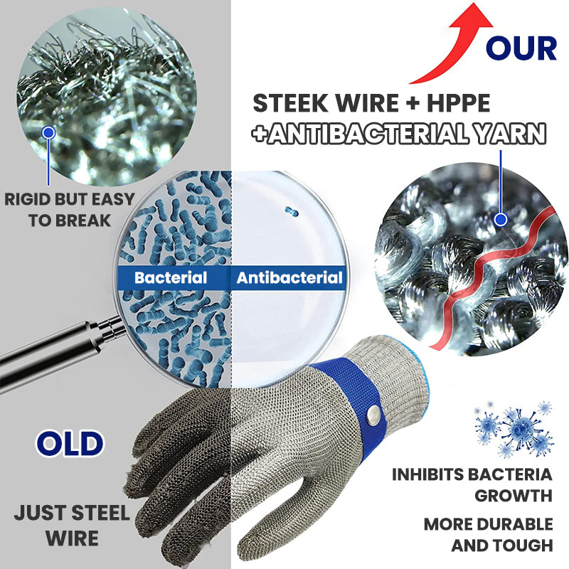 Kalsten | Stainless Steel Mesh Metal Laboratory Protective Gloves