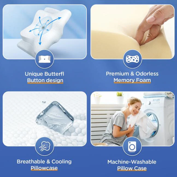 Anti-Snore Memory Foam Pillow
