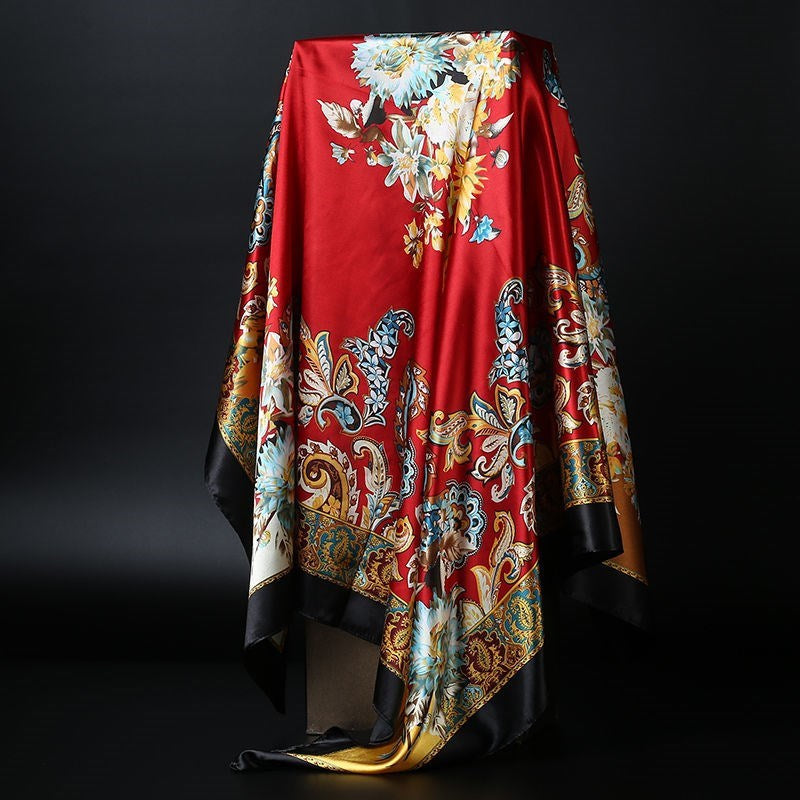 Kalsten | Large square scarf Simulation silk scarf All-match scarf Scarf