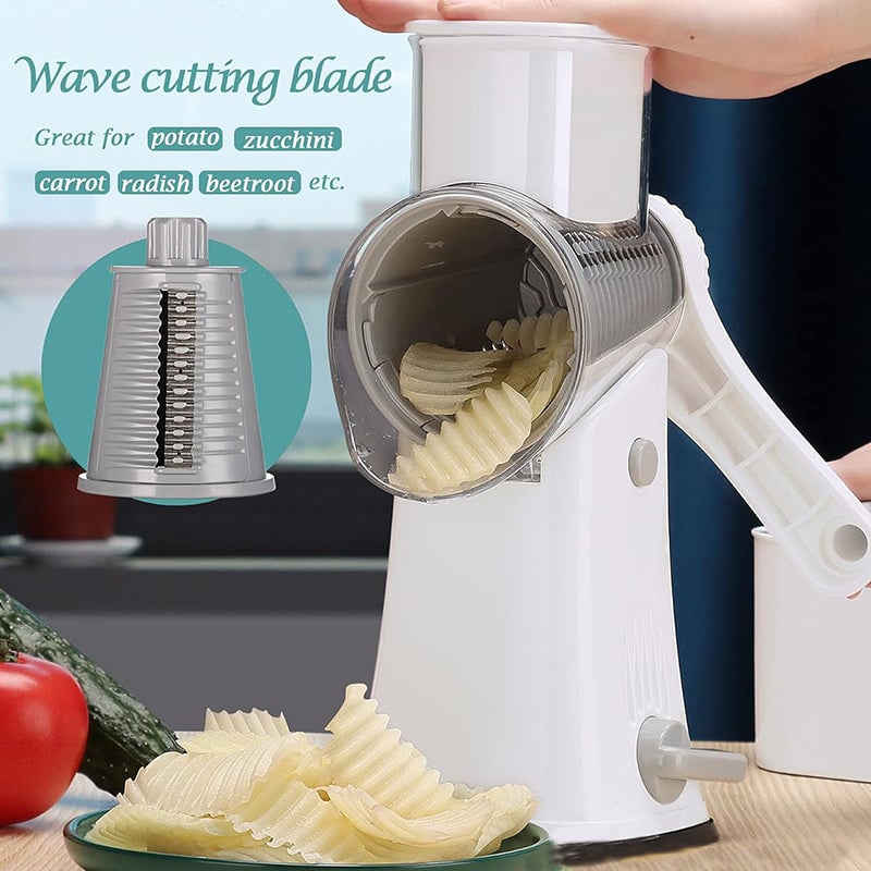 5-in-1 Rotating Cheese Slicer and Grater | Kalsten