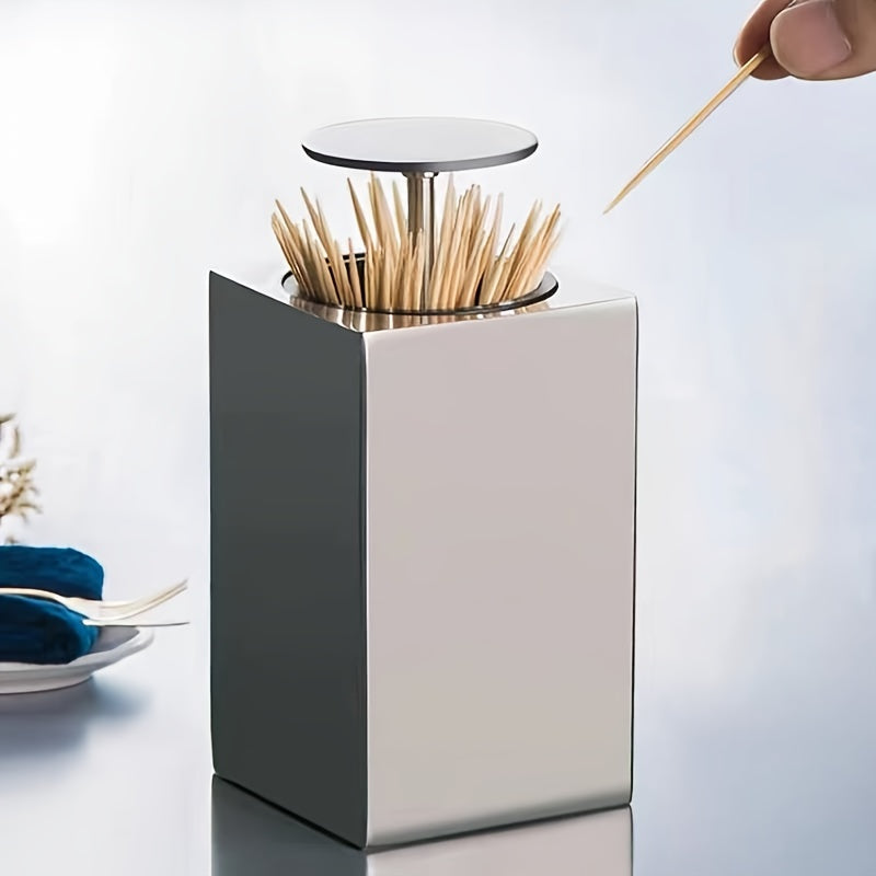 Kalsten | Stainless Steel Toothpick Holder – Hygienic and Easy Access to Toothpicks