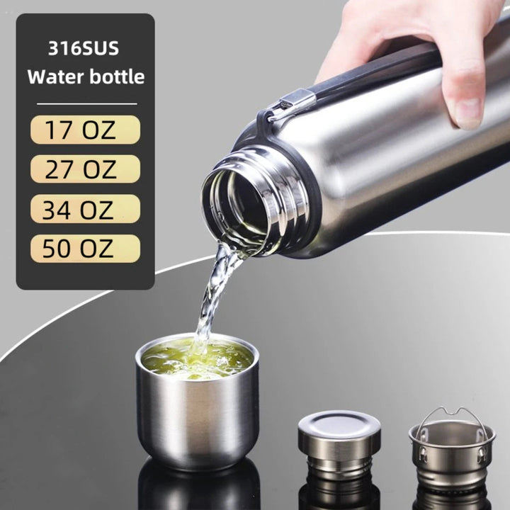 Vacuum-insulated stainless steel bottle | Kalsten