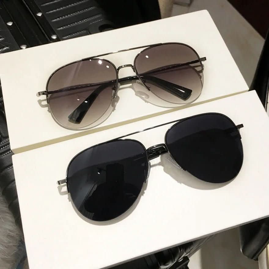 Pilot sunglasses for men with gradient lenses UV400 | Kalsten