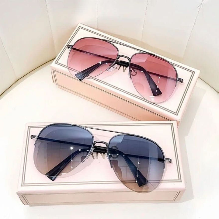 Kalsten | Pilot sunglasses with color gradient and UV400 protection for men
