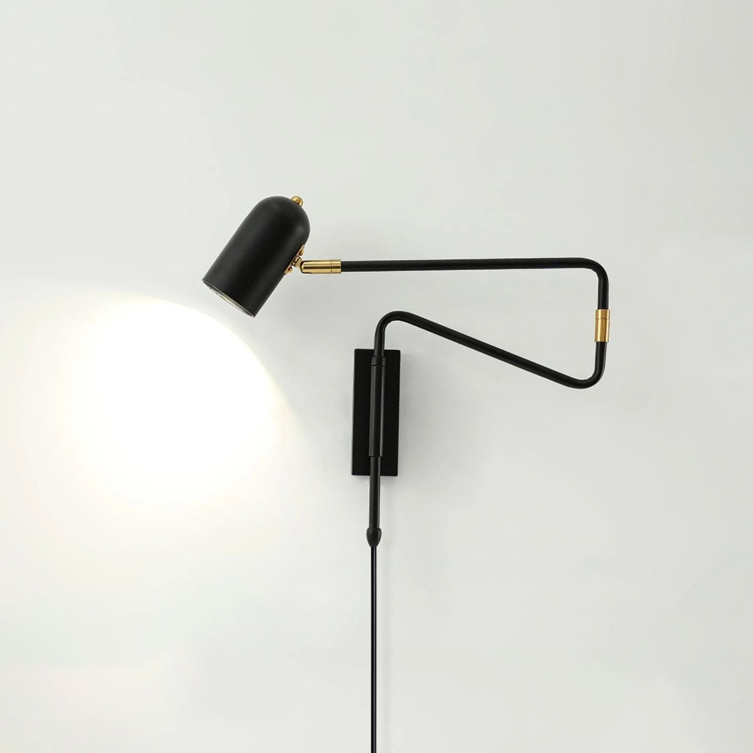 Adjustable Arm Plug In Wall-mounted light Wall Lamp | Kalsten
