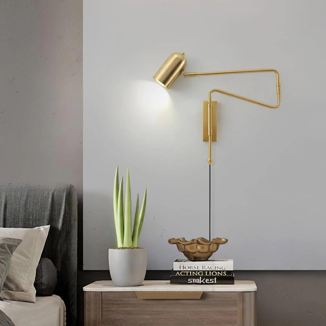 Adjustable Arm Plug In Wall-mounted light Wall Lamp | Kalsten