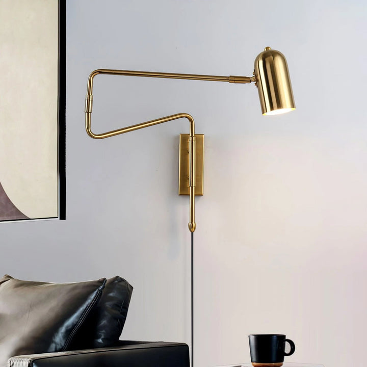 Adjustable Arm Plug In Wall-mounted light Wall Lamp | Kalsten