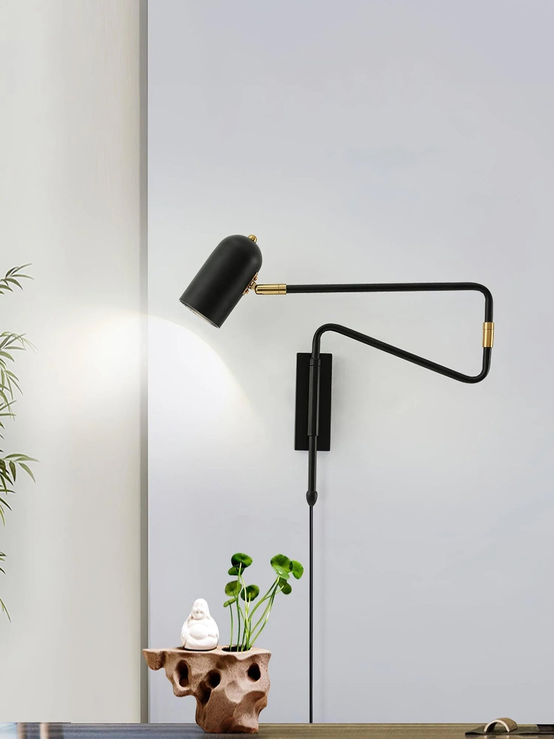 Adjustable Arm Plug In Wall-mounted light Wall Lamp | Kalsten