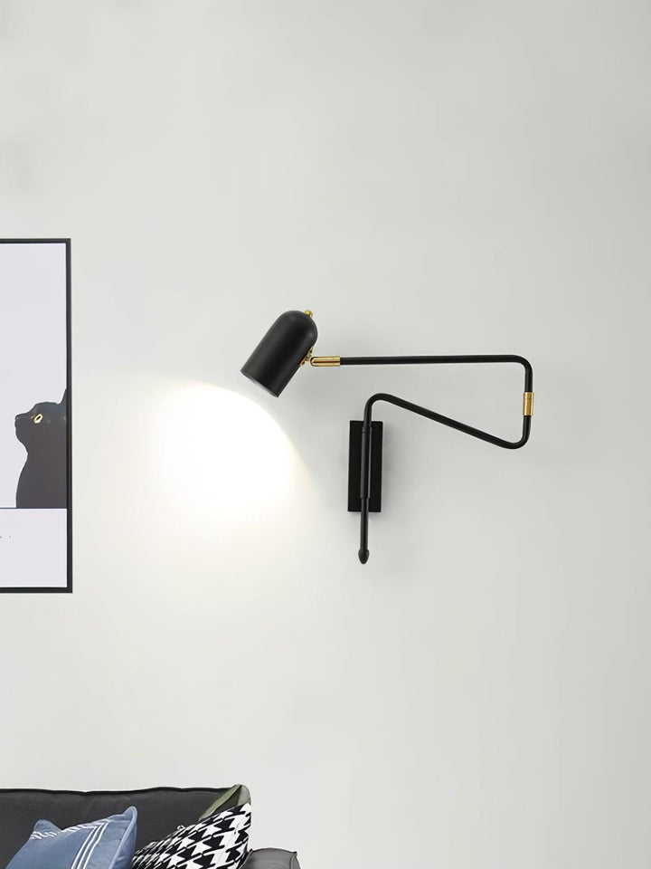 Adjustable Arm Plug In Wall-mounted light Wall Lamp | Kalsten