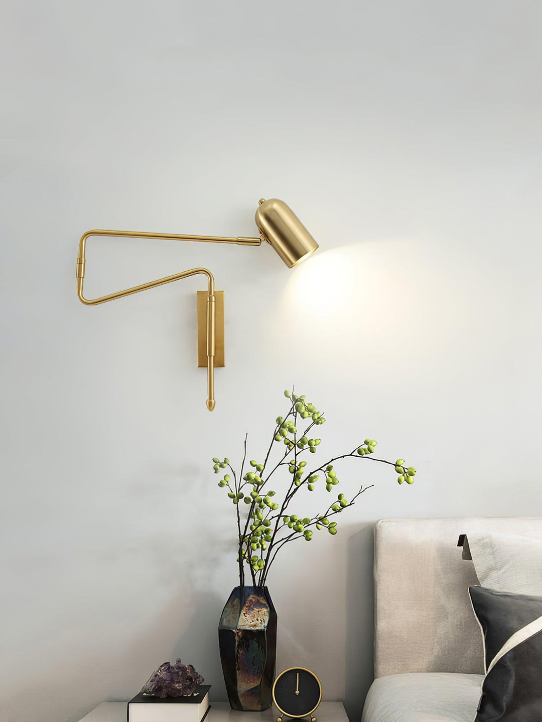 Adjustable Arm Plug In Wall-mounted light Wall Lamp | Kalsten