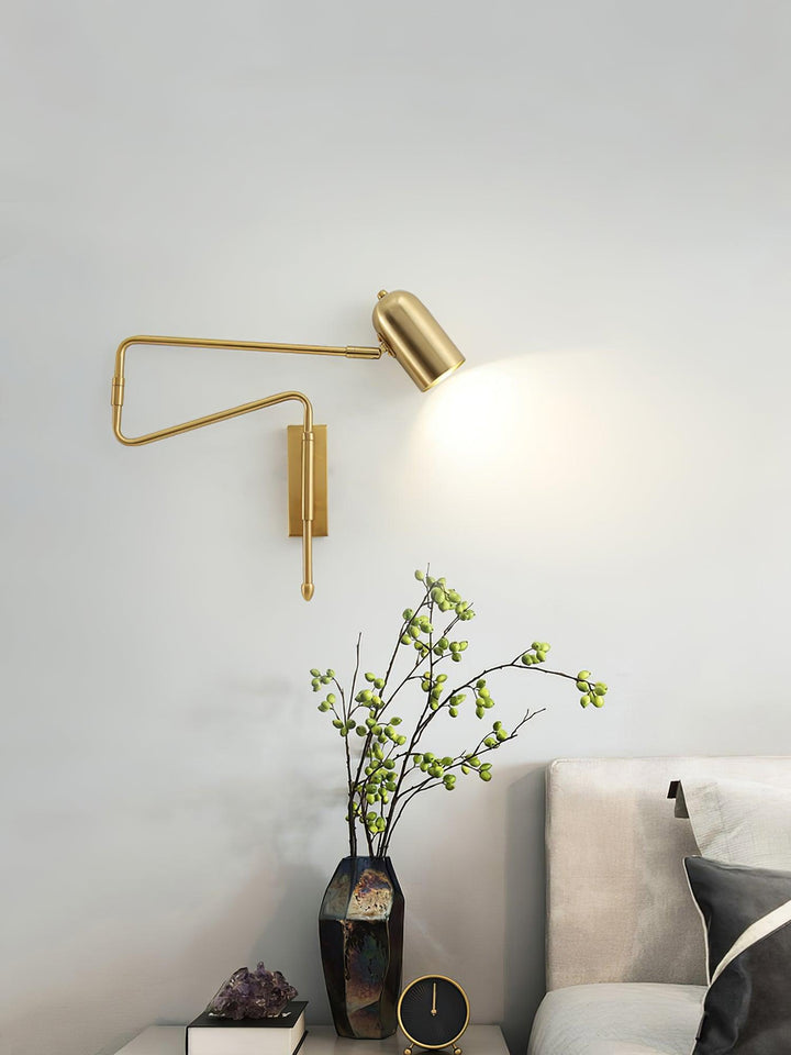 Adjustable Arm Plug In Wall-mounted light Wall Lamp | Kalsten