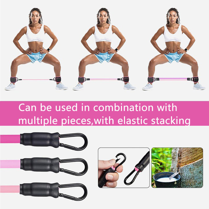 Ankle Fitness Band Set with Foot Straps | Kalsten