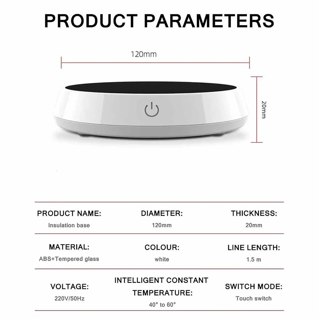 Kalsten | Gravity-Induction Quick Mug Warmer Coaster