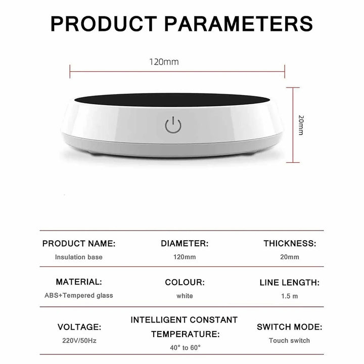 Kalsten | Gravity-Induction Quick Mug Warmer Coaster