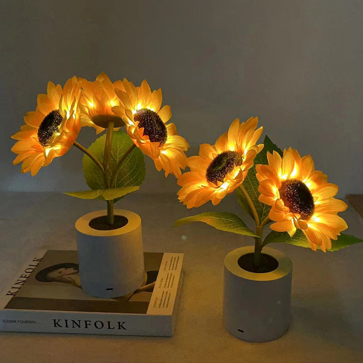 Sunflower LED Table Lamp – Decorative Light